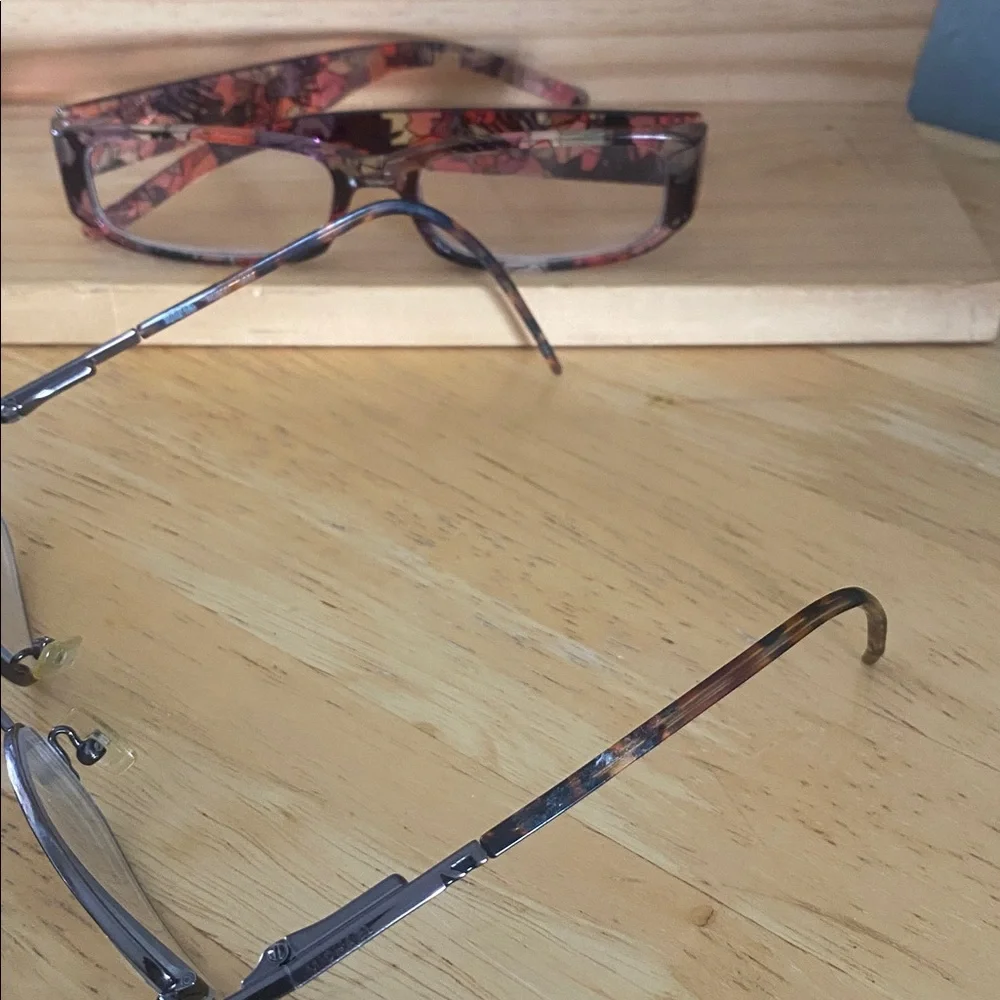 Michael Kors frames with buttercup reading glasses